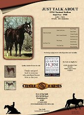 KQHBA Stallion Service Ad - 2007